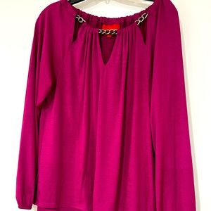Plum blouse
